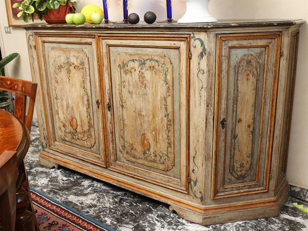 A lacquered wood sideboard