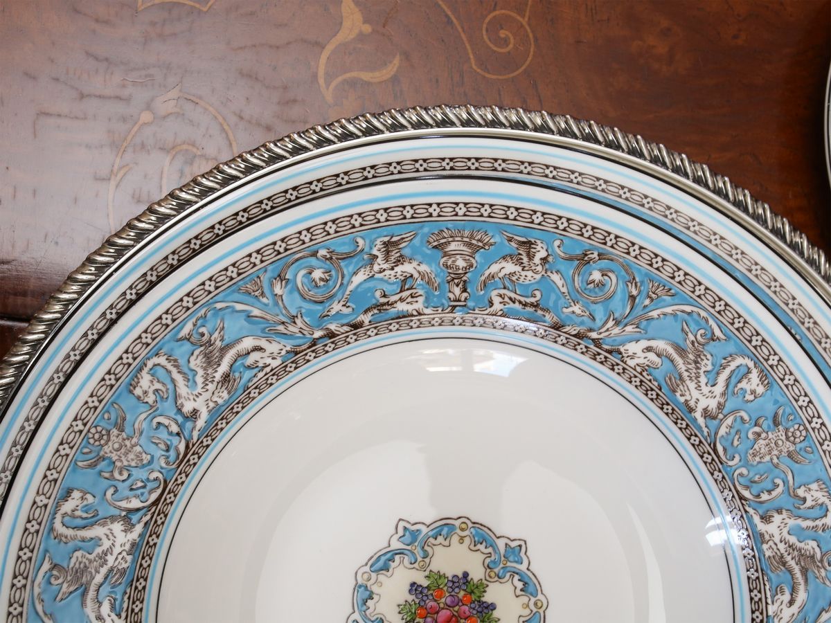 Servito di Piatti in Porcellana, Wedgwood, Modello Florentine