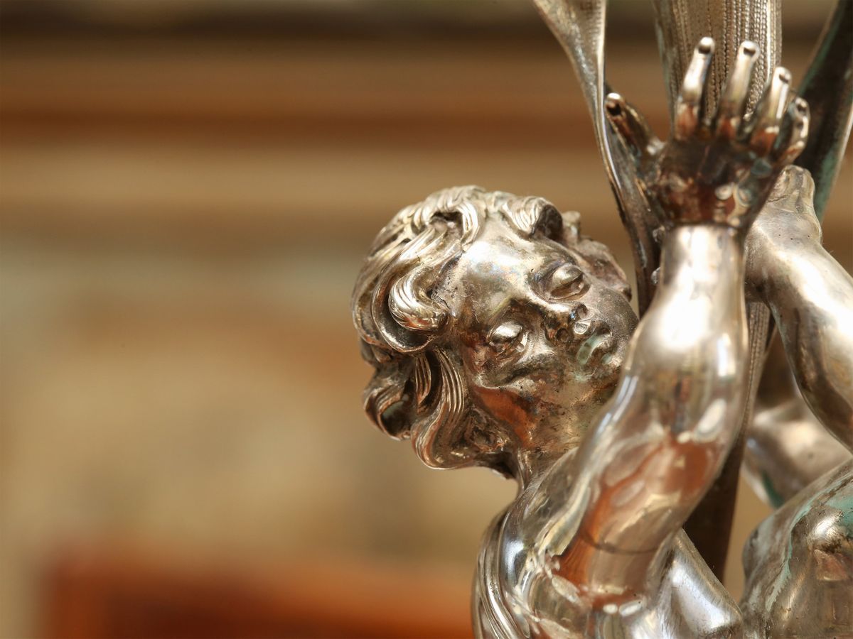 Coppia di Candelieri in Argento, Milano Arno Fassi