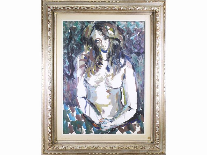 Silvio Loffredo - Ritratto Femminile 1973