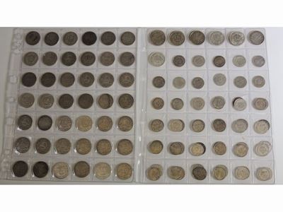 Collezione Completa di Monete Emesse da 1 Franco Svizzero in Argento