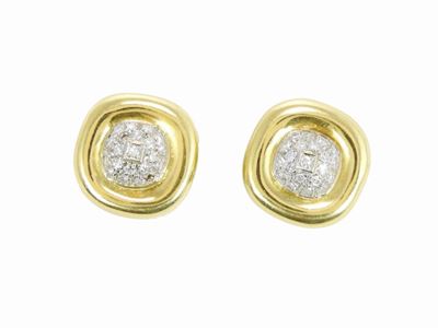 Orecchini in Oro Giallo con Diamanti