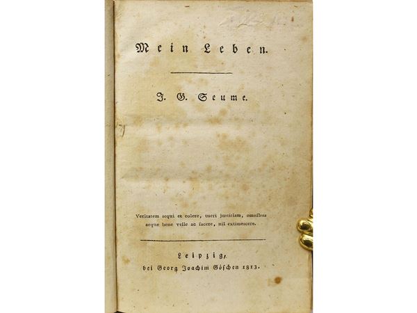 Johann Gottfried Seume - Mein Leben