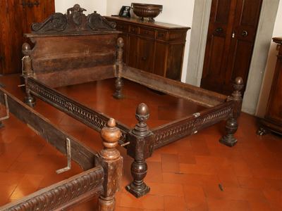 Letto in Noce
