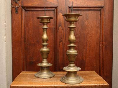 Coppia di Torciere in Bronzo