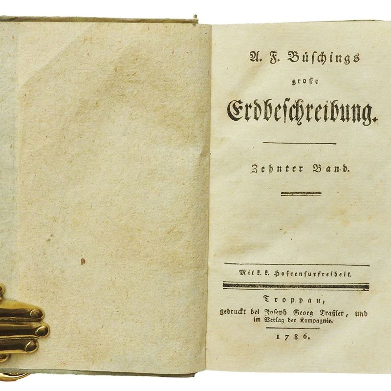 Anton Friedrich Büsching - Grosse Erdbeschreibung. Zehnter Band: Italien