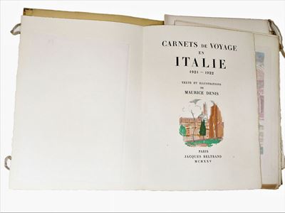 Carnets De Voyage En Italie: 1921-1922