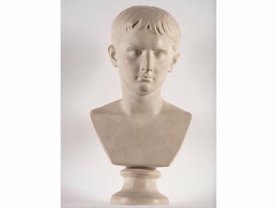 Busto in Gesso Patinato