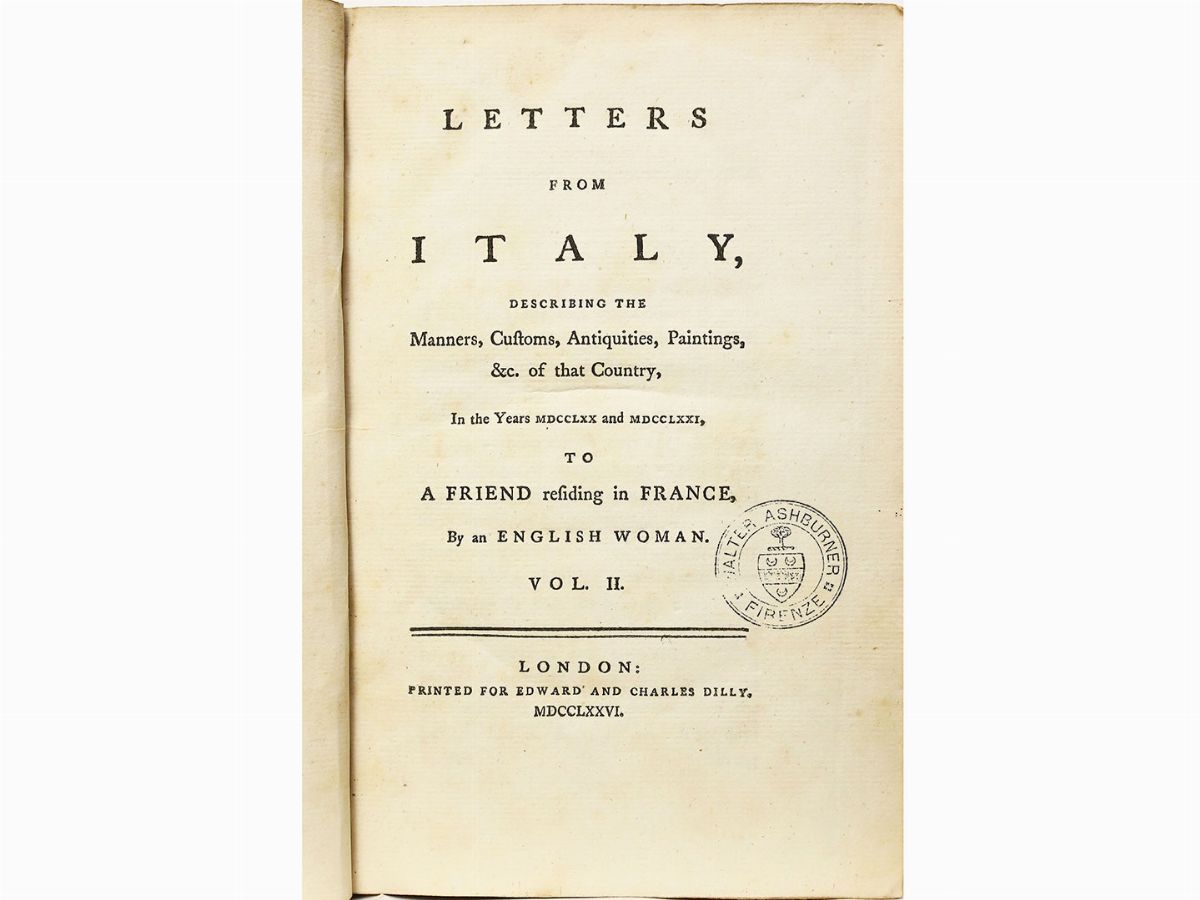 Anna Riggs Miller - Letters From Italy ...