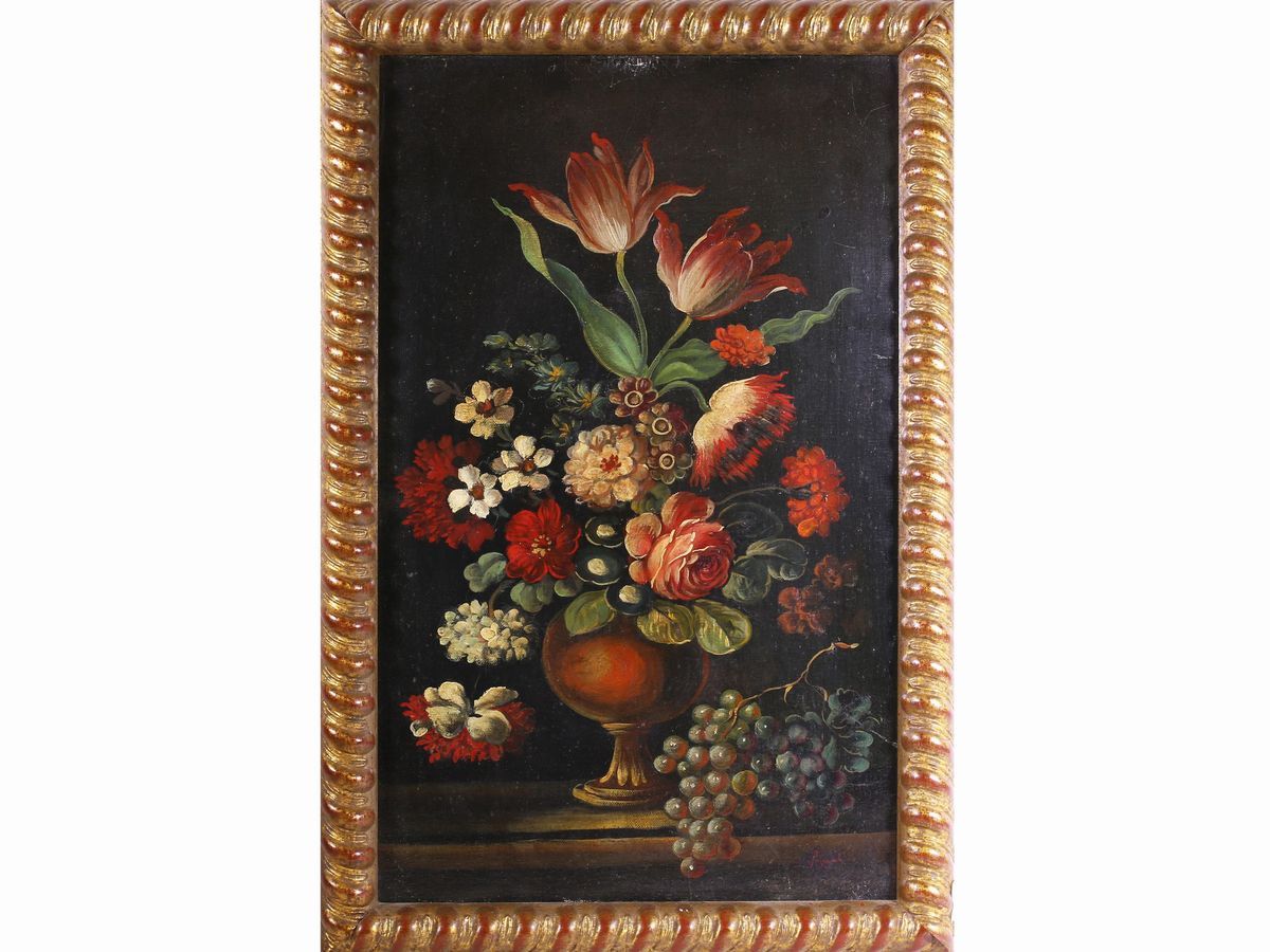 Nature Morte con Fiori e Frutta