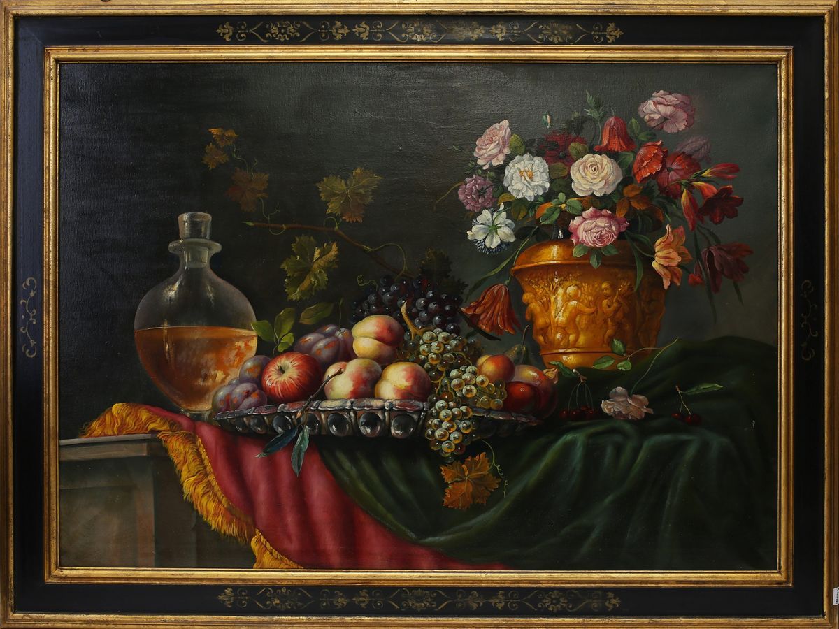 Nature Morte con Fiori e Frutta