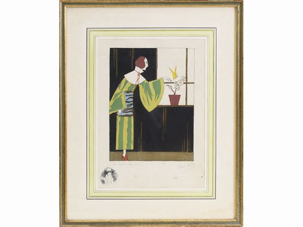 Paul Allier : Un papillon chez moi!  ((1883-1967))  - Auction Furniture, Paintings and Curiosities from Private Collections - Maison Bibelot - Casa d'Aste Firenze - Milano