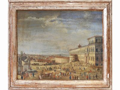 Veduta di Piazza del Quirinale