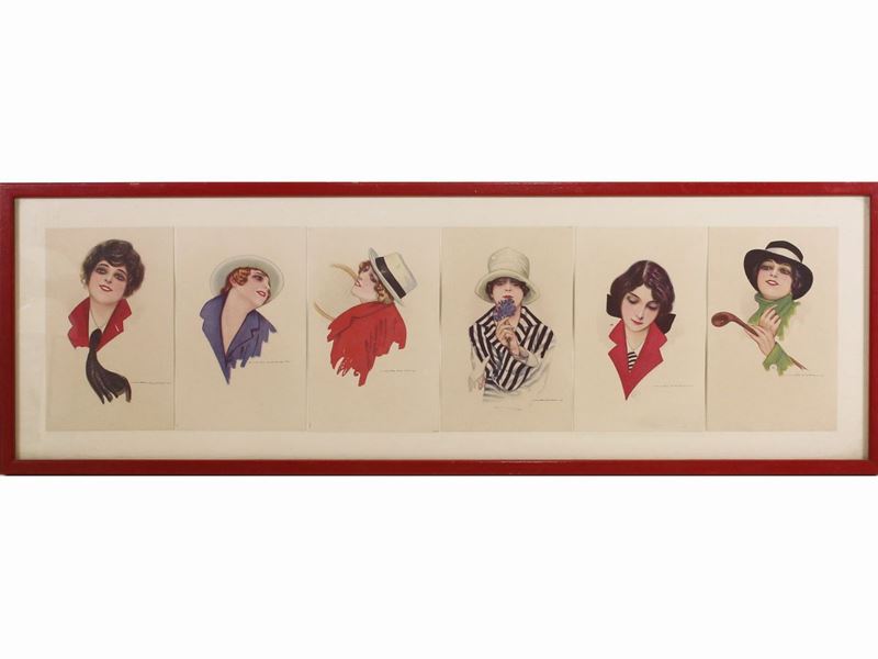Collezione di Cartoline di Moda