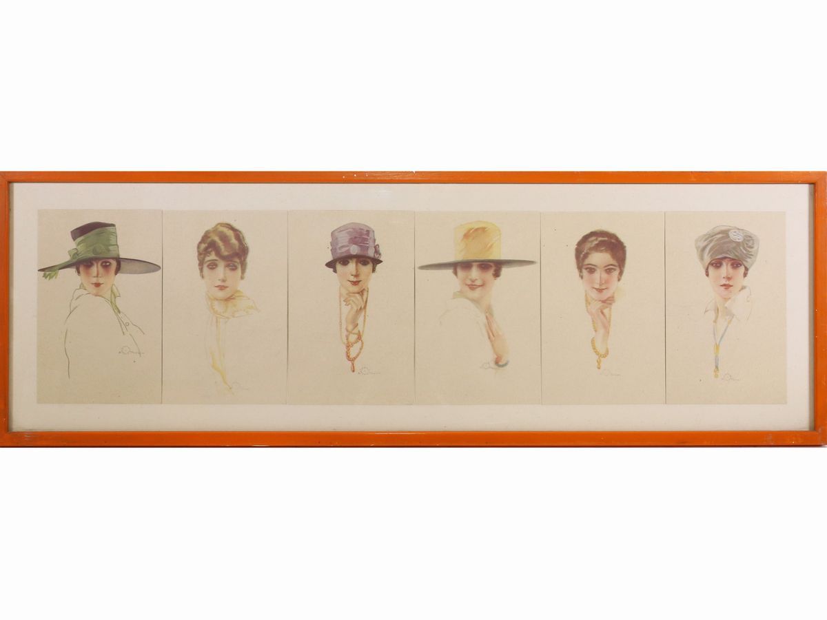 Collezione di Cartoline di Moda