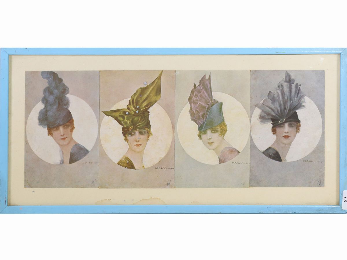 Collezione di Cartoline di Moda