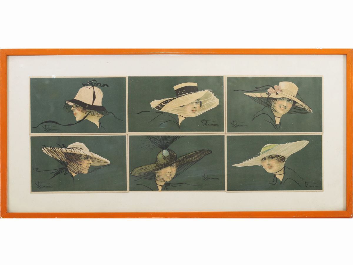 Collezione di Cartoline di Moda