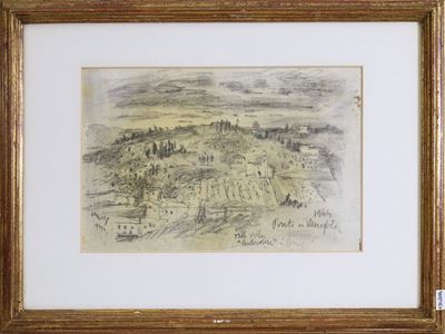 Ponte a Mensola dalla Villa "belvedere" 1944