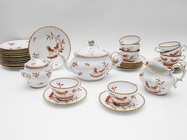 A porcelain tea set, Richard Ginori