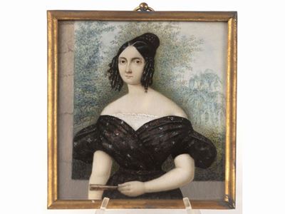 Ritratto di Dama con Ventaglio