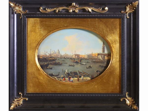 Venetian view  (19th/20th century)  - Auction Furniture, Paintings and Curiosities from Private Collections - Maison Bibelot - Casa d'Aste Firenze - Milano