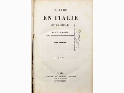 Voyage En Italie Et En Sicile ...