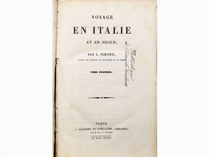Louis Simond - Voyage En Italie Et En Sicile ...