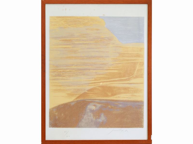 Piero Guccione - Paesaggio 1972
