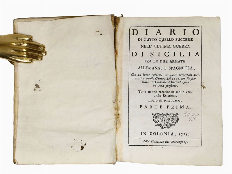 De' Colpi - Diario di Tutto Quello Successe Nell'ultima Guerra di Sicilia ...
