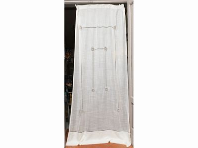Coppia di Tende in Misto Lino Avorio