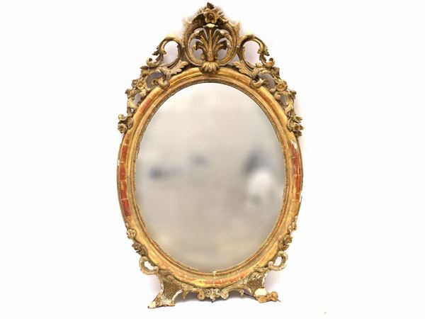 A giltwood oval frame  (second half of the 19th centruy)  - Auction Furniture, Paintings and Curiosities from Private Collections - Maison Bibelot - Casa d'Aste Firenze - Milano