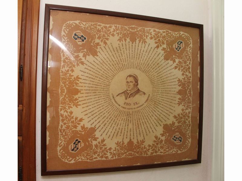 Fazzoletto Celebrativo di Papa Pio IX