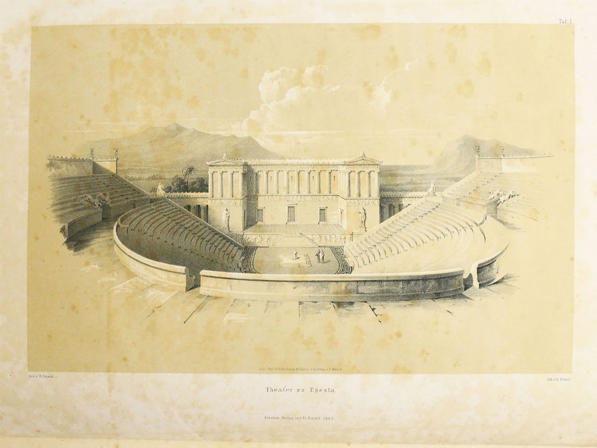 Johann Heinrich Strack - Das Altgriechische Theatergebäude ...