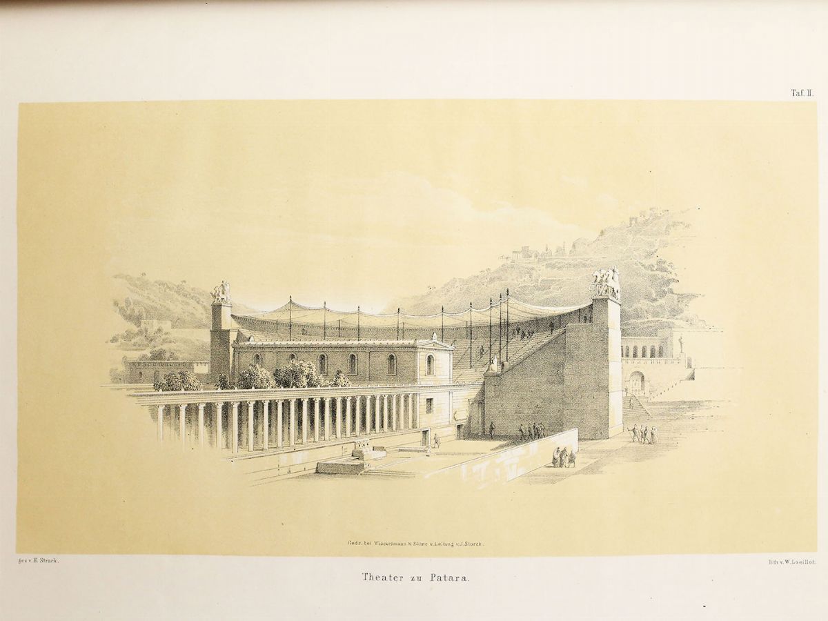 Johann Heinrich Strack - Das Altgriechische Theatergebäude ...