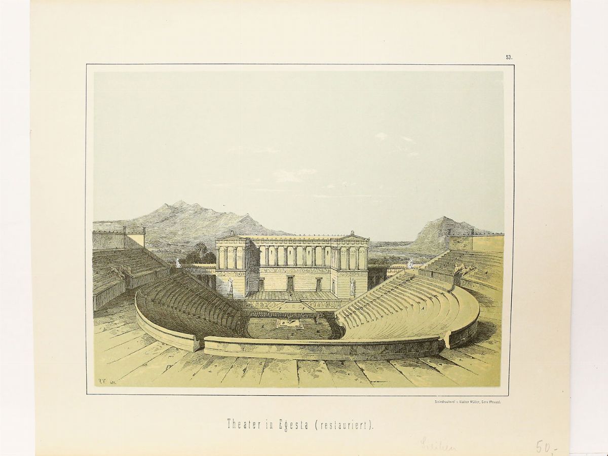 Johann Heinrich Strack - Das Altgriechische Theatergebäude ...