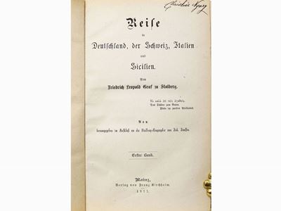 Reise in Deutschland, Der Schweiz, Italien Und Sicilien