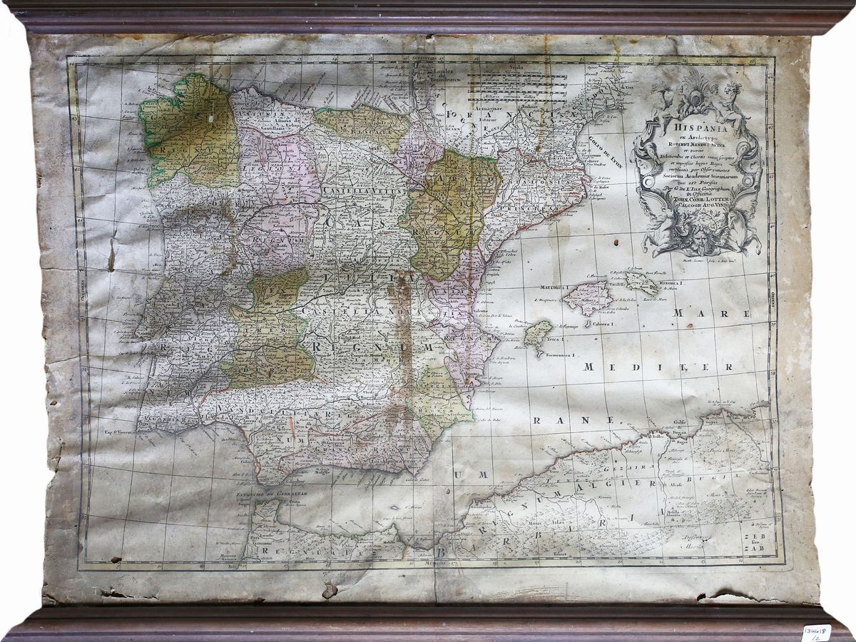 Mappe Geografiche Dell'italia e della Spagna
