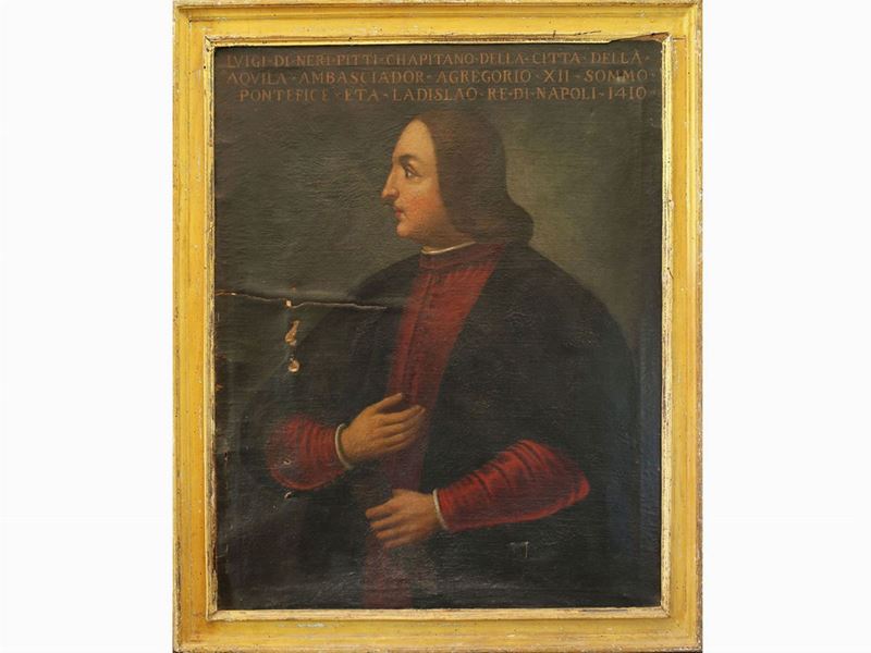 Scuola Fiorentina Dell'inizio del XVII Secolo - Ritratto di Luigi di Neri Pitti