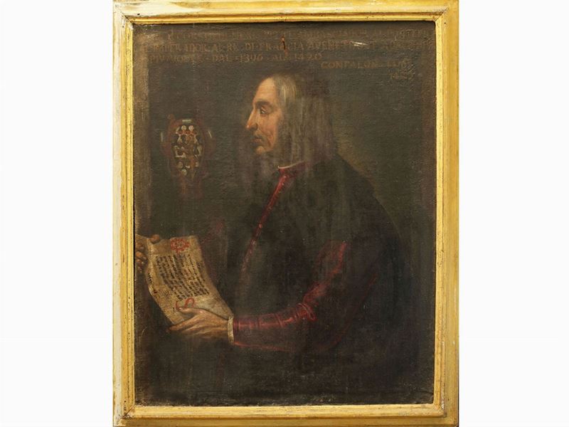 Scuola Fiorentina Dell'inizio del XVII Secolo - Ritratto di Buonaccorso Neri Pitti