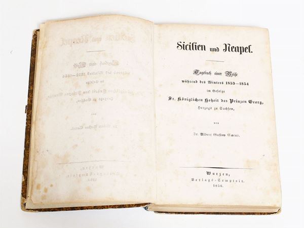 Carl Gustav Carus - Sicilien und Neapel: Tagebuch einer Reise während des Winters 1853-1854