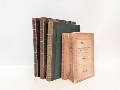 Lotto di Libri D'epoca Tedeschi sul Viaggio in Sicilia