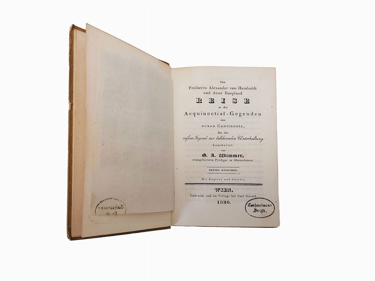 Gottlieb August Wimmer - Des Freiherrn Alexander Von Humboldt Und Aime Bonpland Reise ...