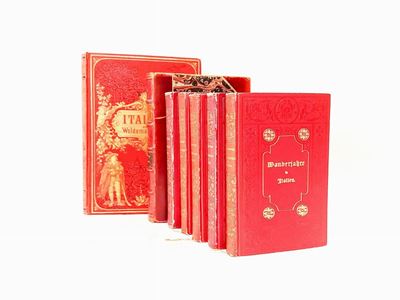 Lotto di Libri D'epoca Tedeschi sul Viaggio in Italia