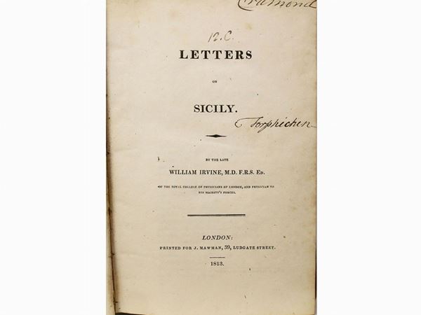 William Irvine - Letters on Sicily