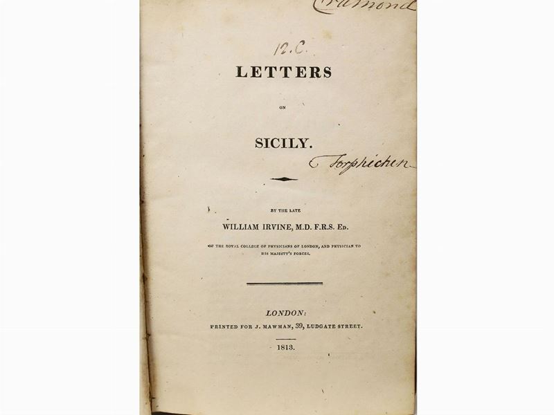William Irvine - Letters On Sicily