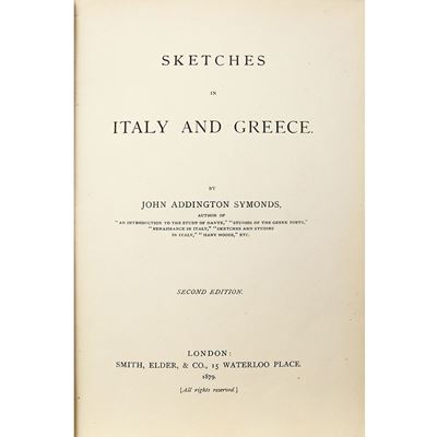 Sketches in Italy And Greece