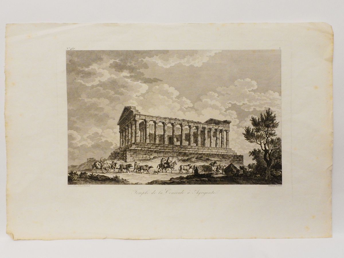 Jean Claude Richard De Saint-non - Vedute dei Templi di Agrigento, Selinunte e Segesta