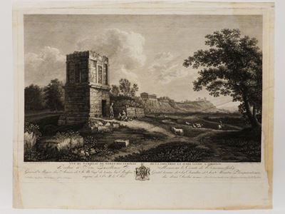 Vue Du Tombeau De Teron Des Temples De la Concord Et Junon Luciene a Girgenti