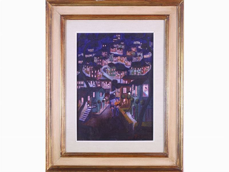 Francesco Galeotti - Paesaggio di Notte 1967