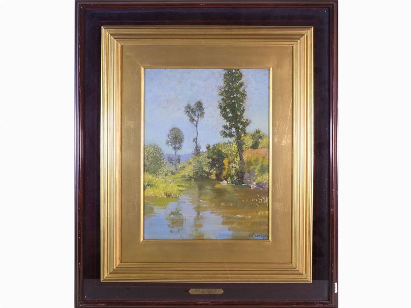 Carlo Passigli - Paesaggio sul Fiume
